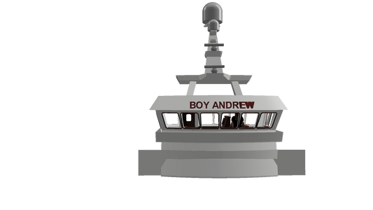 Boy Andrew Wheel House Complete With Interior